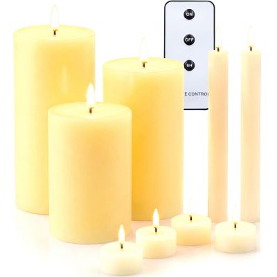 CANDLE SET 9 PCS