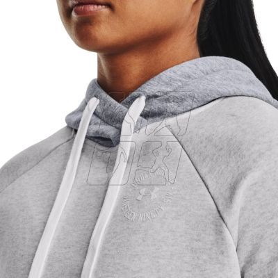 5. Under Armor Rival Fleece CB Hoodie W 1373031 014