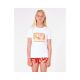 5. RIP CURL Surf Revival Tee T-Shirt - Girl - white
