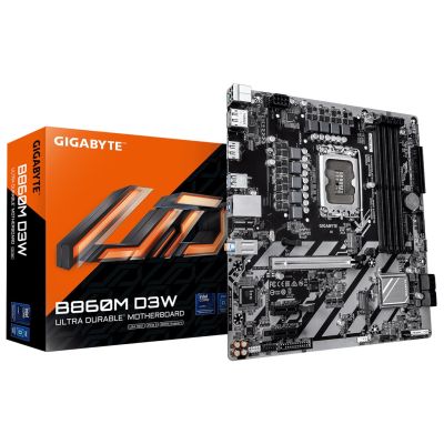5. GIGABYTE B860M D3W motherboard Intel B860 LGA 1851 (Socket V1) micro ATX