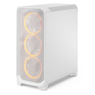 4. Fractal Meshify 3 White RGB TG Midi Tower Gaming case