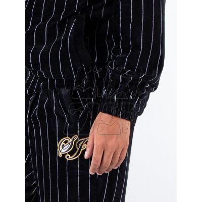 6. Sean John Vintage Pinstripe Velours Trackpants M 6004556