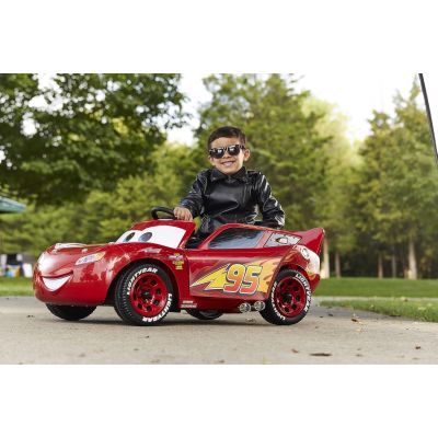 6. Cars Lightning McQueen Huffy 17348W Electric Ride-On Car for Children