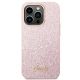3. Guess Glitter Script Case for iPhone 14 Pro Max - Pink