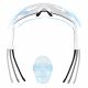 3. Rockbros Photochromic Cycling Glasses with UV Protection and Corrective Insert - White