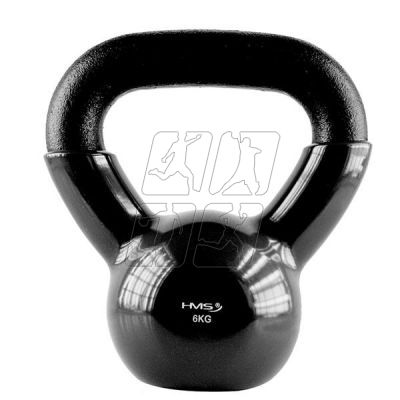 19. Kettlebell cast iron Black HMS KNV06 6kg