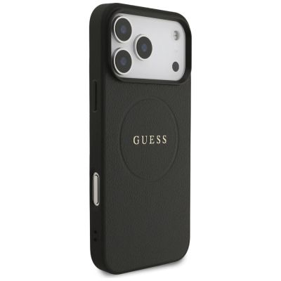 4. Guess Grained Ring MagSafe case for iPhone 17 Pro Max - black