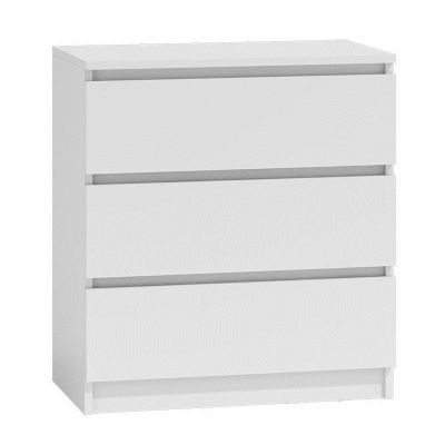 2. M3 MALWA CHEST OF 3 DRAWERS WHITE