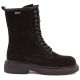 6. Women's leather ankle boots, suede, chocolate Big Star UU274612