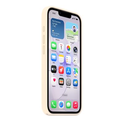 4. Apple MHWG4ZM/A case for 15.5 cm (6.1") mobile phone, Vanilla