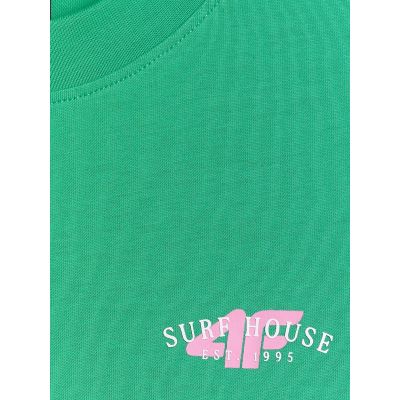 7. Women's loose T-shirt with print 4F 4FRSS26TTSHF4516-42S