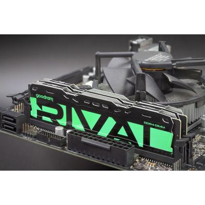 8. DDR4 2x16GB KIT UDIMM goodram RIVAL Radiant Green