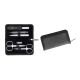3. ZWILLING 98681-004-0 Nail Care Set Stainless Steel Black