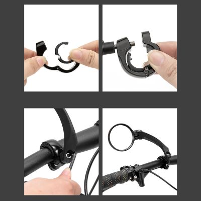 15. Wozinsky WLR-01I Rearview Left Bicycle Mirror - Black