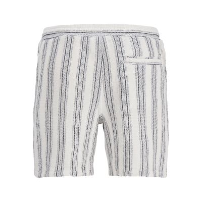 7. Jack&Jones men's shorts JPSTJAIDEN COBA STRIPE JOG SHORTS REG SN 12274413 CLOUD DANCER/STRIPES