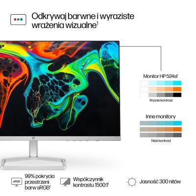 7. HP LED MONITOR 23.8” 524sf (94C17E9)