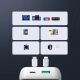 11. Mini power bank with built-in cables Joyroom JR-PBC06 30W 10000mAh - white