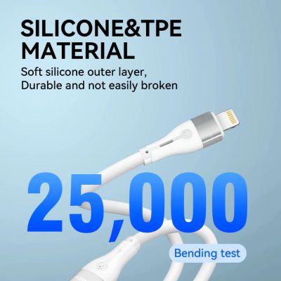 7. Wozinsky WSTCL1 Lightning / USB-C PD 27W cable 1 m - white