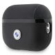 3. BMW BMAP2SSLBK AirPods Pro 2 (2022/2023) cover black/black Geniune Leather Silver Logo