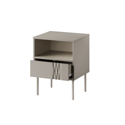 2. TRESSE bedside table 2 pcs 44x40x53 cashmere matt