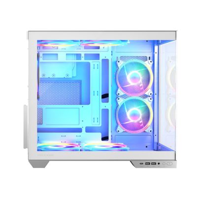 5. MODECOM VOLCNO PANORAMA APEX ARGB 7F MIDI WHITE CASE