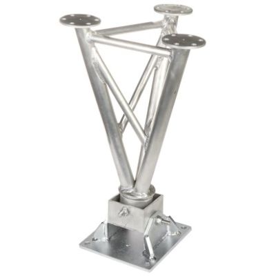 ARTICULATED BASE FOR LATTICE MASTS WITH GUY LEADERS MK-1.5/POD-B