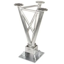 ARTICULATED BASE FOR LATTICE MASTS WITH GUY LEADERS MK-1.5/POD-B