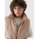 6. Women's down vest with synthetic filling 4F 4FWAW24TVJAF135-83S