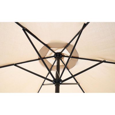 32. GARDEN UMBRELLA 300CM FOLDING BEIGE