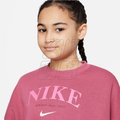 3. Nike Sportswear Trend Flc Crew Jr DV2563 633 sweatshirt