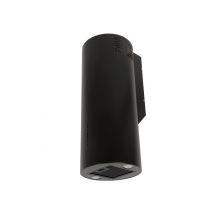 MAAN Elba 2 W 731 black wall-mounted tube hood
