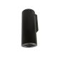 MAAN Elba 2 W 731 black wall-mounted tube hood