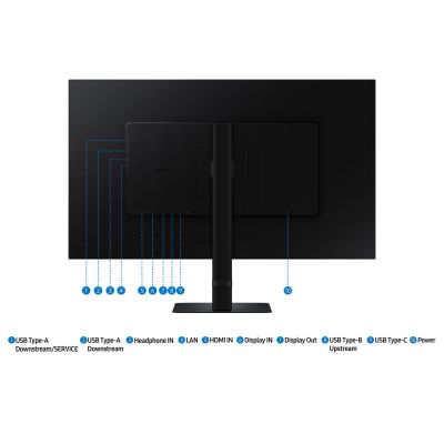 44. MONITOR SAMSUNG LED S60UD 32" LS32D600UAUXEN 100Hz