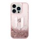 3. Karl Lagerfeld KLHCP14XLBKLCP iPhone 14 Pro Max 6.7 "pink / pink hardcase Liquid Glitter Big KL