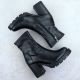 4. Black Women's Block Heel Ankle Boots Potocki 12419