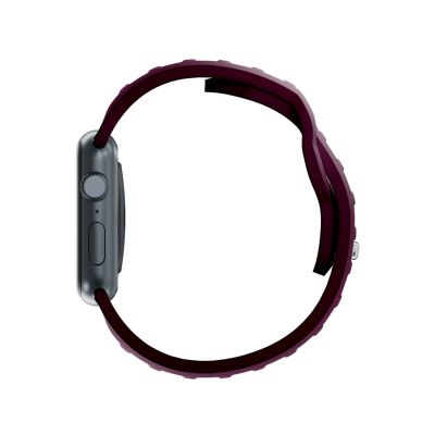 3. 3mk Silicone Watch Strap for Apple Watch 42 / 44 / 45 / 49 mm - Burgundy