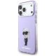 2. Karl Lagerfeld IML Aquarelle Karl & Choupette & Logo MagSafe Case for iPhone 17 Pro Max - Purple