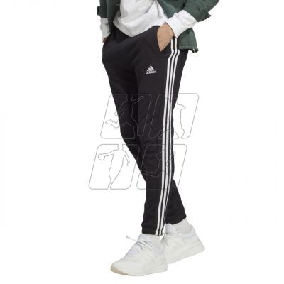 4. adidas Essentials French Terry Tapered Cuff 3-Stripes M IC0050 pants