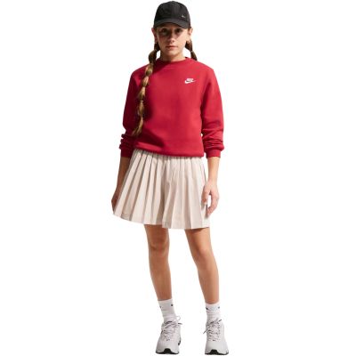 6. Nike Sportswear Club Fleece Kids' Sweatshirt Red FD3006 608