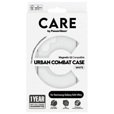 4. CARE by PanzerGlass Flagship QI Case for Samsung Galaxy S24 Ultra - Transparent