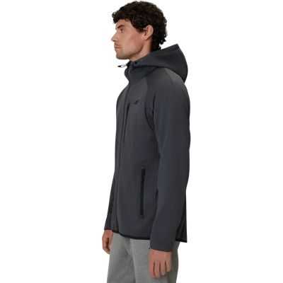4. Men’s 4F M646 Softshell Jacket Anthracite 4FWAW26TSOFM646 22S