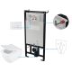6-in-1 concealed toilet set