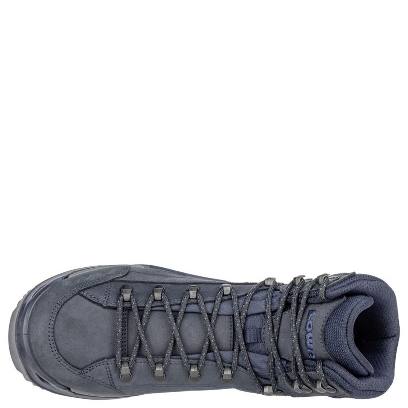 5. Lowa Renegade Evo GTX Mid high hiking shoes - navy/blue