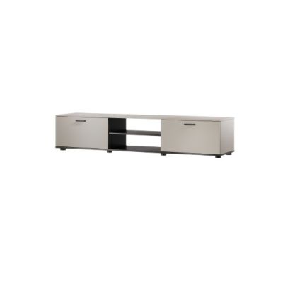 TV cabinet SOHO 180x43x37 cashmere+black