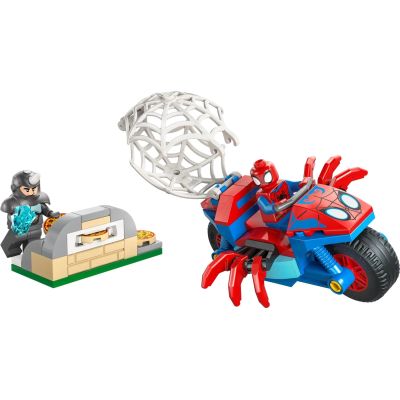 3. LEGO Marvel Spiderman 11206 Spidey on a Motorcycle vs. Rhino
