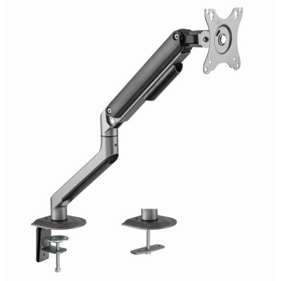 2. GEMBIRD DESK ADJUSTABLE ARM/MONITOR HOLDER 17-32, VESA 100X100MM, UP TO 9 KG, GRAY