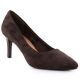 Chocolate suede women's pumps, Sergio Leone 1336