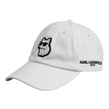 Karl Lagerfeld Paris Choupette Strapback Cap White – L5WH7944 wht