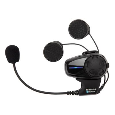 2. Sena SMH10-11 Bluetooth 3.0 900m Motorcycle Intercom with Headband Microphone for 1 Helmet