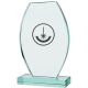 3. Engraved glass trophy with case